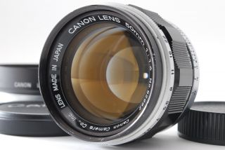 Canon L 50mm F/1.  4 Leica Screw Ltm L39 Lens W/ Rare Hood From Japan 【near Mint】