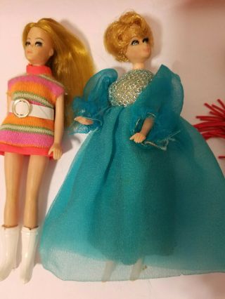 Vintage Dawn And Her Friends Doll Case With Dolls and Accessories Kiddle Kologne 4