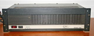 Vintage Qsc Audio Amp Stereo Amplifier Model 1400 2 Channels