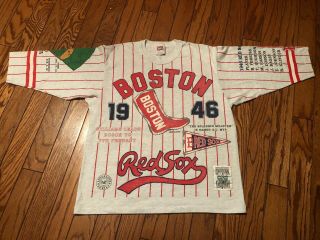 Vintage Look Long Gone By Garan Boston Red Sox 1946 Adult Size Large Shirt
