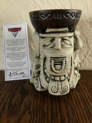 Disney PIXAR Cars 3 Tiki Mug Crew Gift RARE 253/600 2