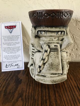 Disney PIXAR Cars 3 Tiki Mug Crew Gift RARE 253/600 3