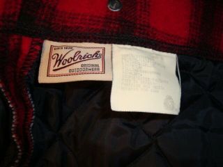 Classic Northwoods Woolrich Red & Black Plaid Wool Hunting Pants 40 