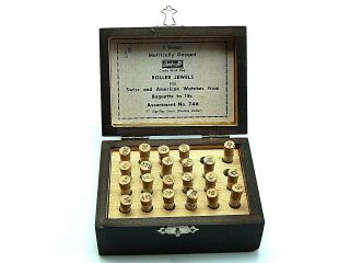 Vintage Watchmakers Pocket Watch Repair Parts Assortment No 746 Roller Jewels