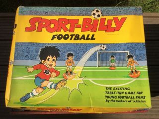 Vintage 1981 Sport - Billy Football Tabletop Game By Subbuteo Rare