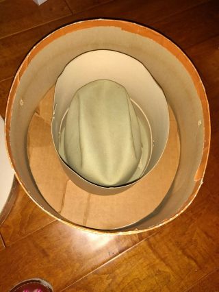 Vintage Stetson 25 Open Road Hat And Box