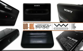 RARE Vintage SONY Walkman WM - 805.  Wireless Capable.  Amorphous Head.  FONTOPIA. 4