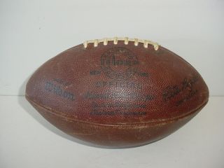 The Duke Pete Rozelle Football Wilson Thorp Vintage Official York