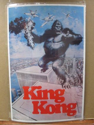 Vintage Poster King Kong The Movie 1976 Inv 1086