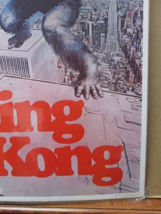 Vintage Poster KING KONG the Movie 1976 Inv 1086 5