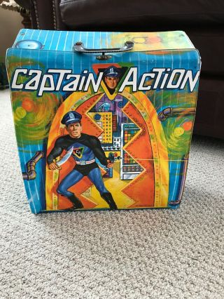 Vintage 1967 Ideal Captain Action Loose Headquarters Carrying Case