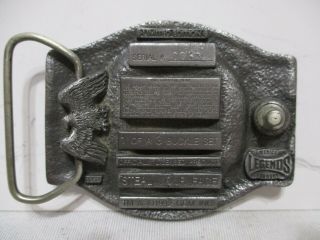 1992 Limited Edition GRATEFUL DEAD Steal Your Face Belt Buckle 2