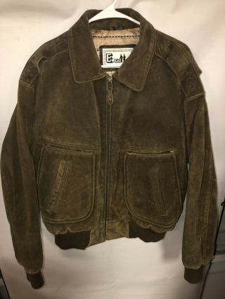 Rare Vintage Jurassic Park Lost World Leather Jacket Size Large EUC 2