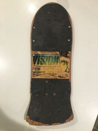 Vintage Vision Skateboard Deck - Rare Mark Gonzales First Pro Model 4