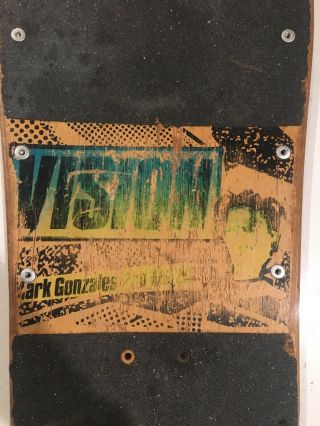 Vintage Vision Skateboard Deck - Rare Mark Gonzales First Pro Model 5