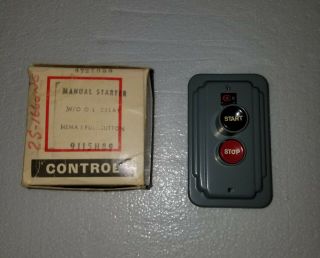 Vintage Cutler Hammer Motor Control Switch Art Deco No.  9115H89 2