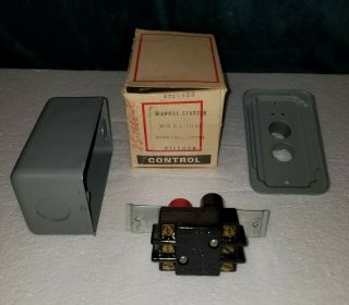 Vintage Cutler Hammer Motor Control Switch Art Deco No.  9115H89 5