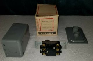 Vintage Cutler Hammer Motor Control Switch Art Deco No.  9115H89 6