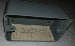 Vintage Cutler Hammer Motor Control Switch Art Deco No.  9115H89 8