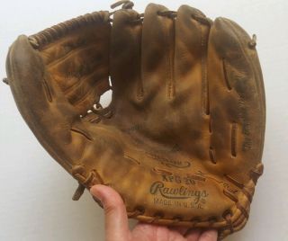 RARE Vintage Rawlings Mickey Mantle Autograph XPG20 Baseball Glove USA EUC 4