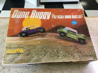 Vintage Canada Eldon 1:32 Scale Dune Buggy Slot Car Set