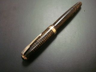 Vintage Parker Vacumatic Major Fountain Pen,  1943 Golden Pearl - Restored