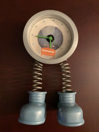 Vintage Nickelodeon Limited Edition Stand Up Time Clock Slime Employee Only Rare