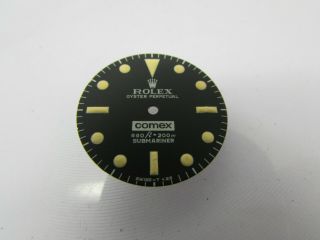 Vintage Rolex 1665 Comex Sea - Dweller Matte Black Refinished Dial