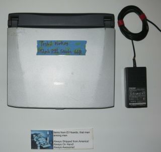 Vintage Toshiba Protege 3440ct Windows Xp Pentium 3 11.  3 " Screen Ultra Portable