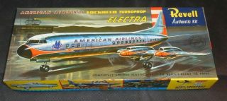 Vintage Revell American Airlines Lockheed Electra Turbo Prop Plastic Model Kit