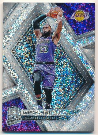 Lebron James 2018/19 Panini Spectra 7 White Sparkle Prizms Lakers Sp Rare $1000