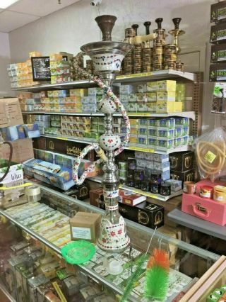 Vintage Sadaf Hookah Shisha Hookah Egyptian Made Iced Tank Shisha 40 " Best Gift