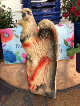 Vintage HUGE Eagle Chalkware Chalk ware Piece Carnival Prize 11 