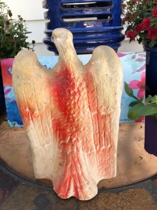 Vintage HUGE Eagle Chalkware Chalk ware Piece Carnival Prize 11 