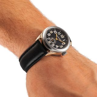 EBERHARD & Co Men ' s Wrist Watch Vintage 1960 ' s Swiss Mechanical Movement 18J 8