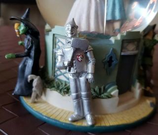 Vintage The Wizard of Oz Snowglobe Music Box San Francisco 1999 Dorothy Lion VTG 6