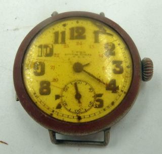 VINTAGE CYMA SIGNAL CORPS WW1 MILITARY TRENCH WATCH RARE 2