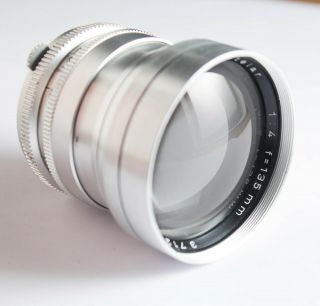 rare Rodenstock Rotelar F/4 135mm Lens Kodak Retina mount 4/135mm vintage 2