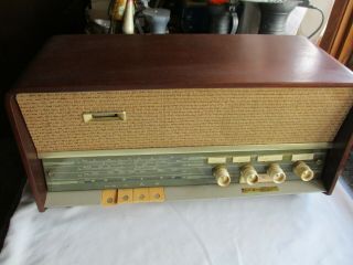 Vintage Holland Phillips Norelco B3x08a Tube Radio Fm - Am Long - Short Wave