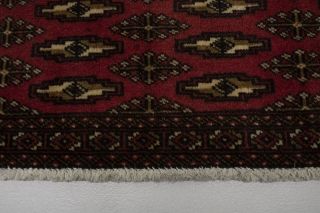 Small Size Handmade Vintage Turkoman 2X3 Persian Wool Rug Oriental Area Carpet 7