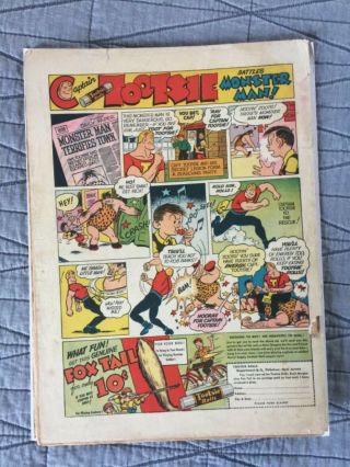 RARE 1943 GOLDEN AGE SUPERMAN 24 CLASSIC PATRIOTIC COVER COMPLETE 4