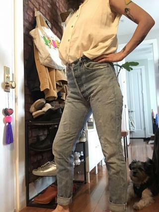Re/done Levis High Rise Straight Vintage Jeans Soze 26