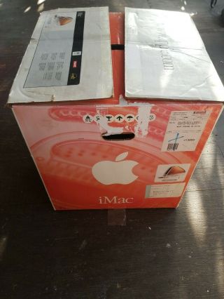 Retro Clasic Apple iMac G3 Tangerine (VERY RARE) Complete w/Box. 11