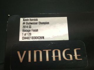 Kevin Harvick Signed/ Autograph 2014 Champion Vintage Chevy SS 1:24 Car /120 4