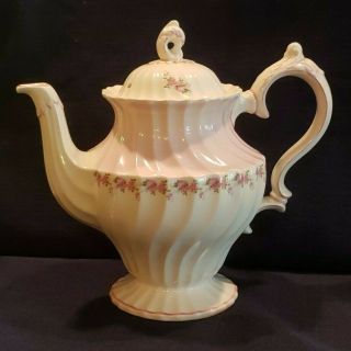 Vintage Myott Staffordshire England Old Chelsea " Petite " Teapot