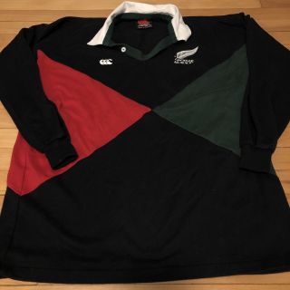 Vintage 90s Zealand All Blacks Rugby Jersey Rare Color X - Large Xl