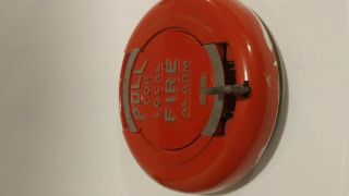 Vintage Rare Standard Electric Time Fire Alarm Pull Station With Key