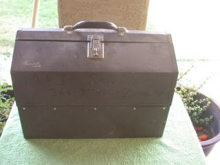 Vintage Kennedy Kits Metal Fishing Tackle Box 1118 - Al Loaded Reels Pflueger Etc.