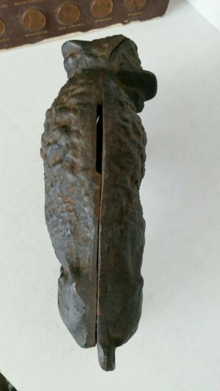 Antique Vintage Cast Iron (CI) Still Bank - Buffalo (Large) 6