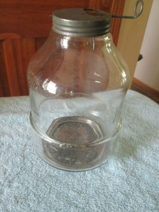 Vintage Sellers Hooiser Cabinet Sugar Dispenser Jar